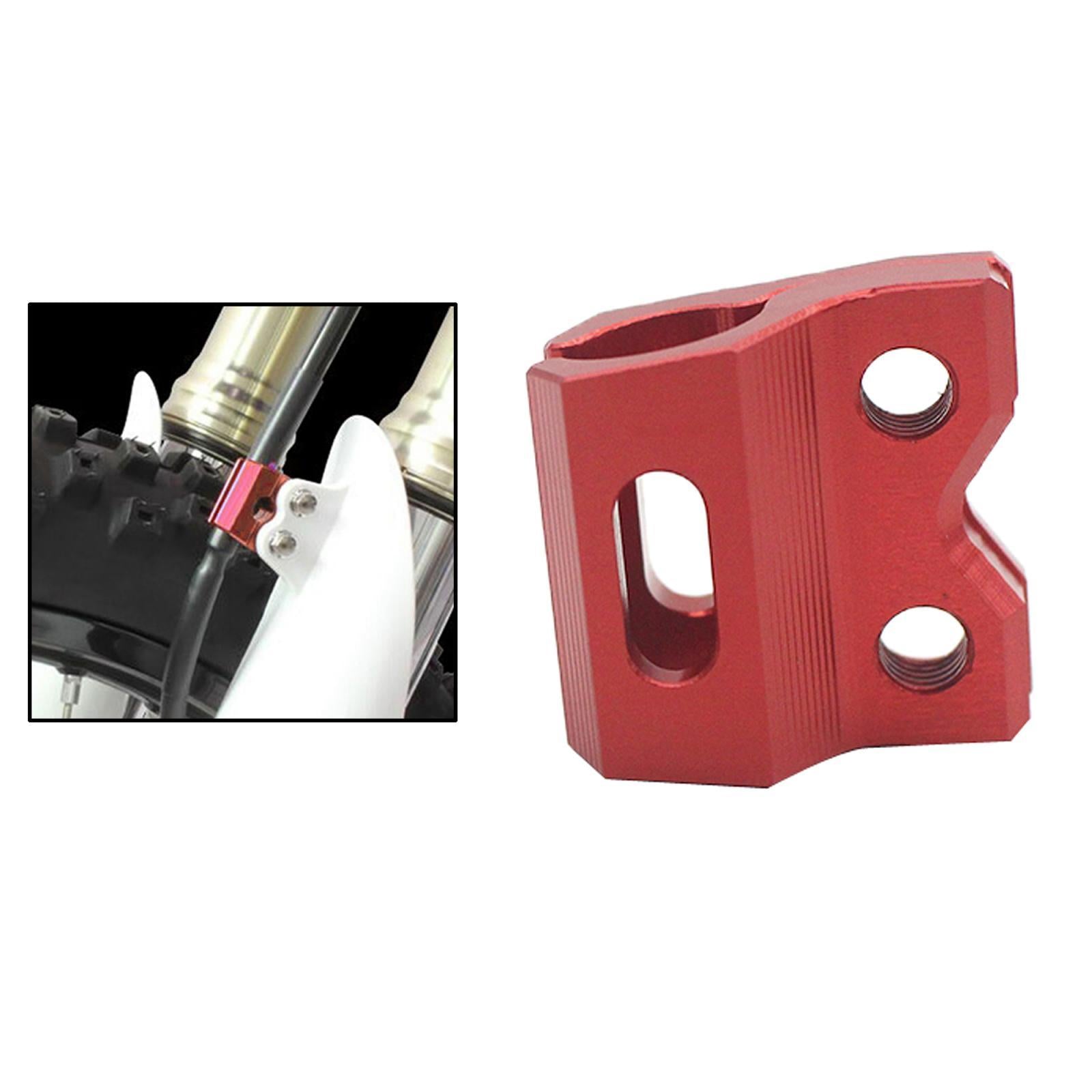 Front Brake Cable Clamp Guide for Honda 450R/X/RX 250L/M Yamaha YZF 65 250 Red