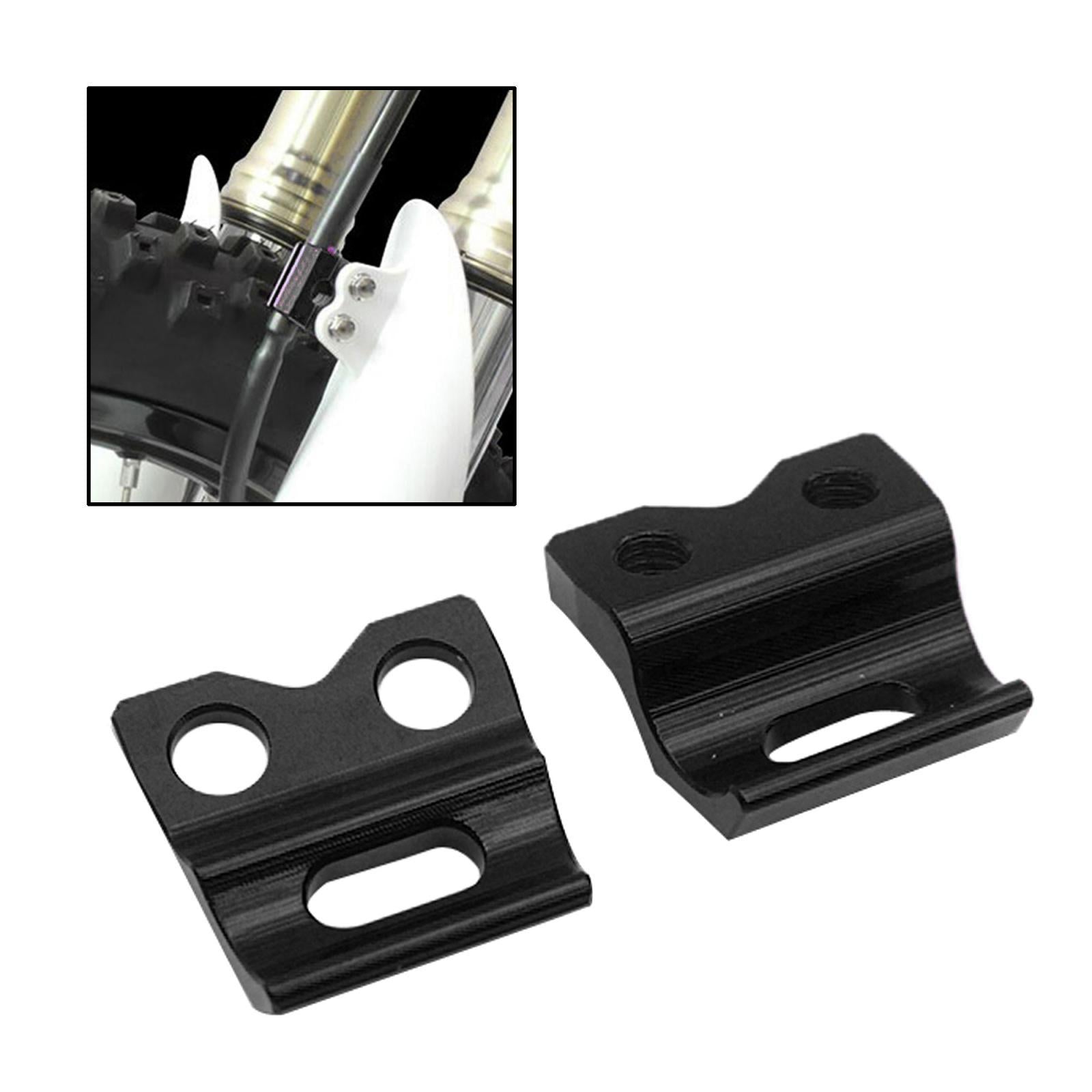 Front Brake Cable Clamp Guide for Honda 450R/X/RX 250L/M Yamaha YZF 65 250 Black