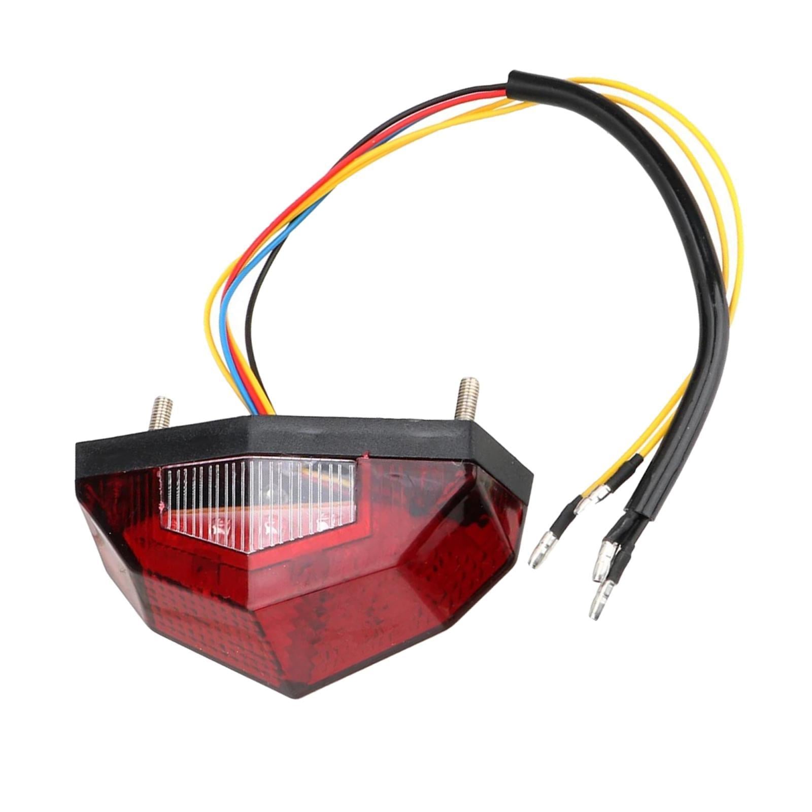 12V LED Motorcycle Brake Tail Turn Signal Indication Lamp Integrated Light