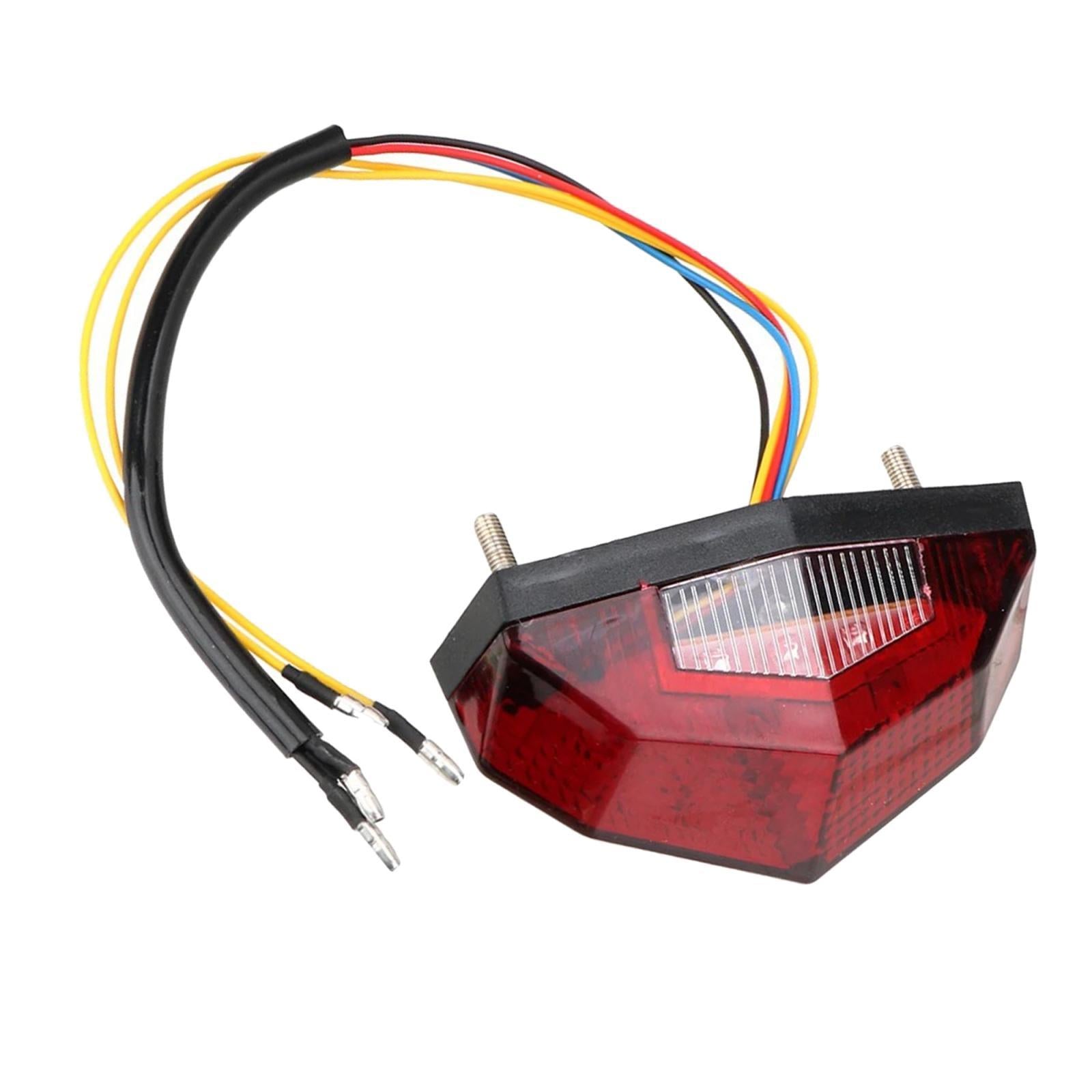 12V LED Motorcycle Brake Tail Turn Signal Indication Lamp Integrated Light