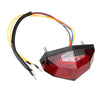 12V LED Motorcycle Brake Tail Turn Signal Indication Lamp Integrated Light