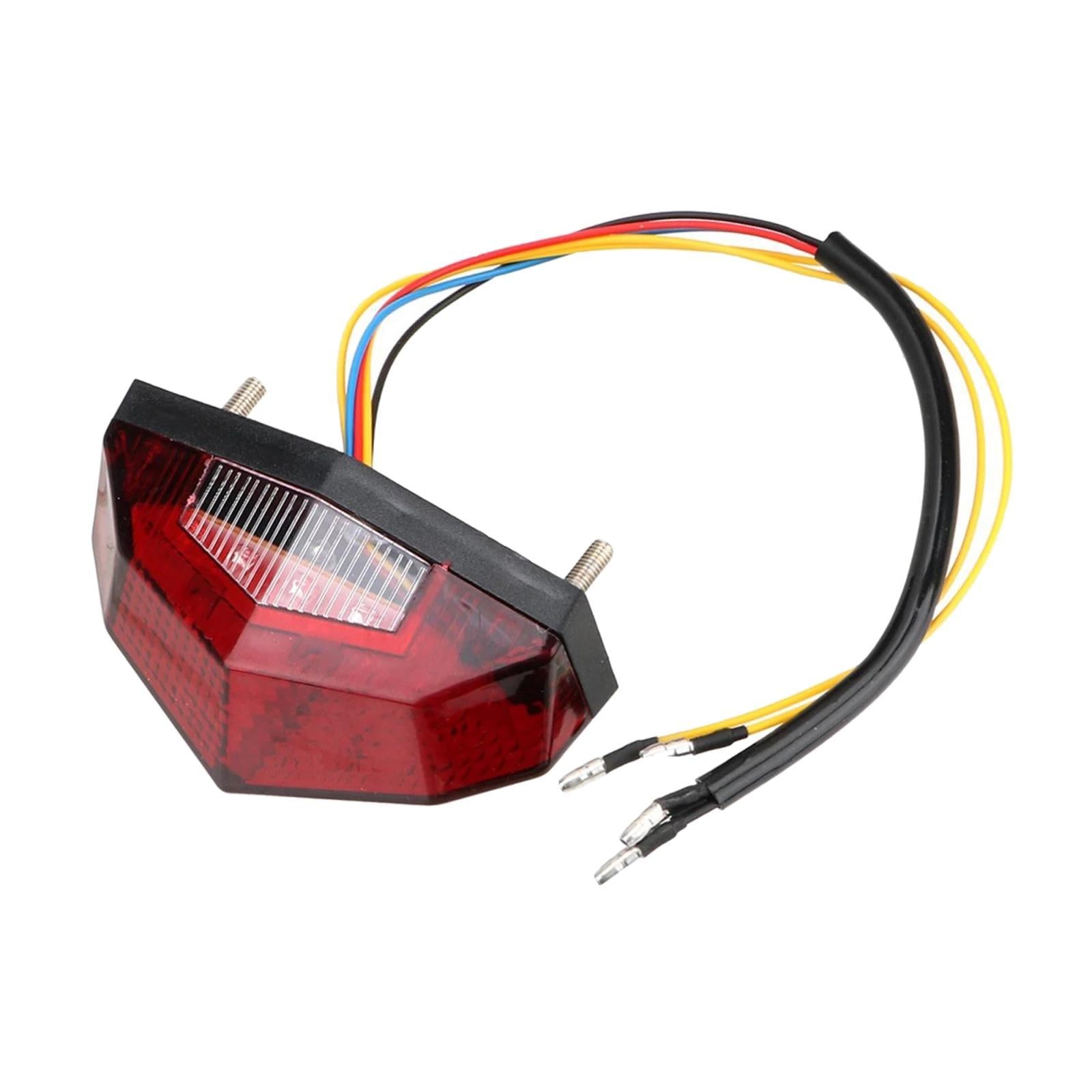 12V LED Motorcycle Brake Tail Turn Signal Indication Lamp Integrated Light