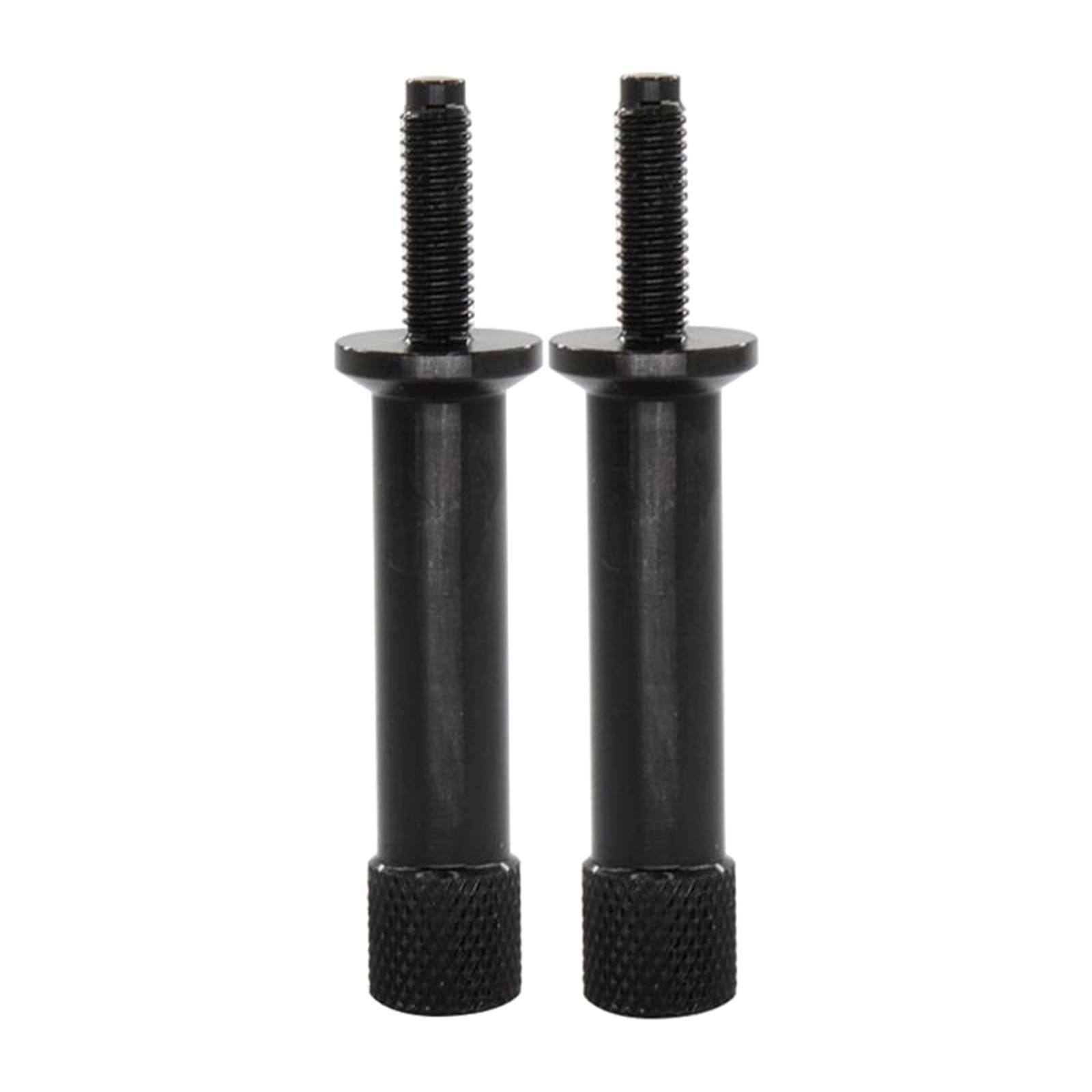 2Pieces Quick Release Tool Free Seat Bolts Aluminum for Triumph Scrambler Black