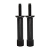 2Pieces Quick Release Tool Free Seat Bolts Aluminum for Triumph Scrambler Black