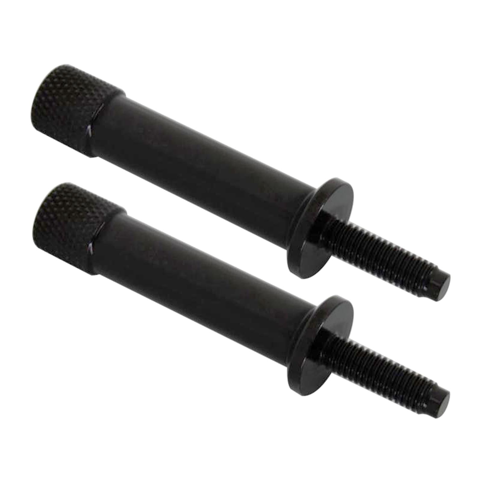 2Pieces Quick Release Tool Free Seat Bolts Aluminum for Triumph Scrambler Black