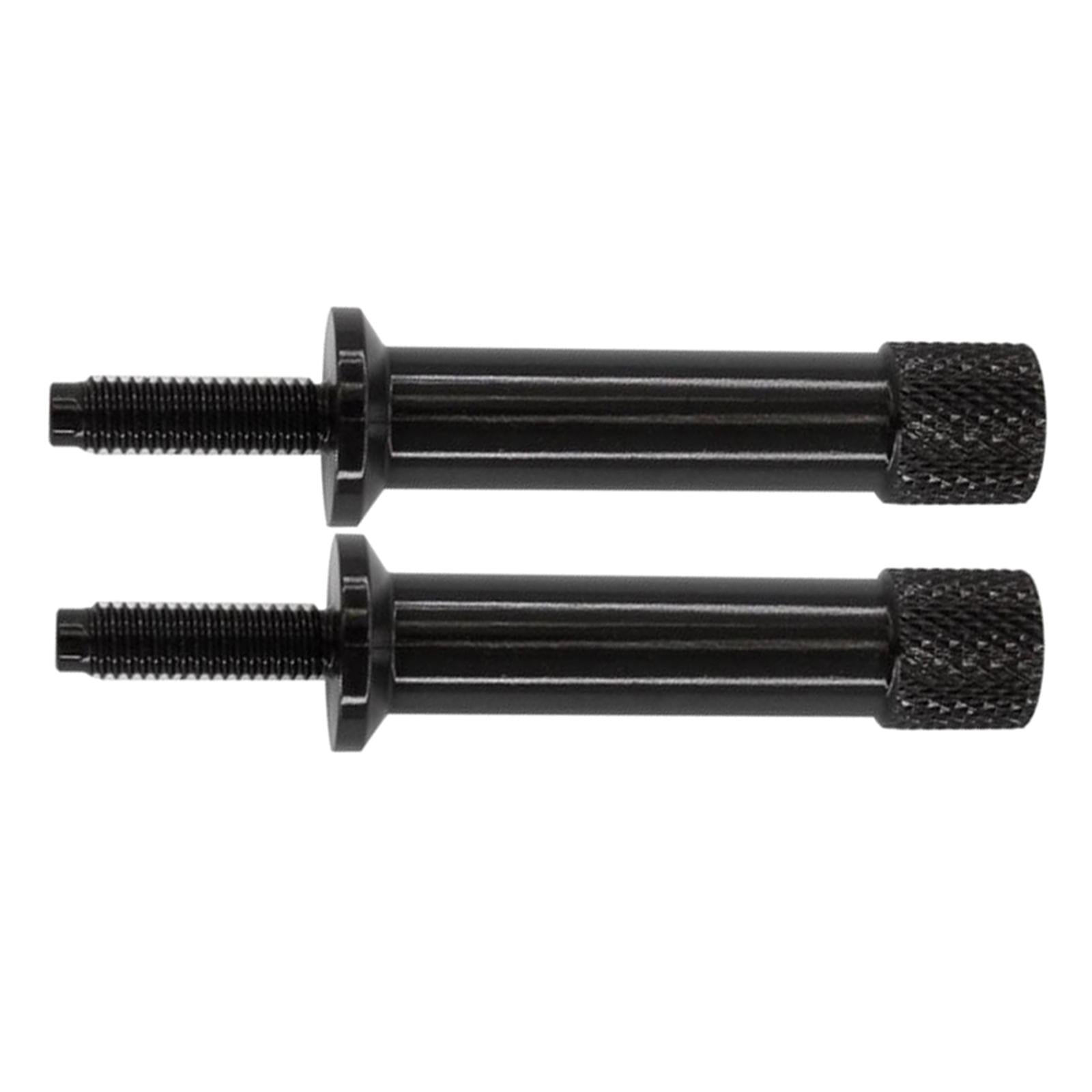 2Pieces Quick Release Tool Free Seat Bolts Aluminum for Triumph Scrambler Black