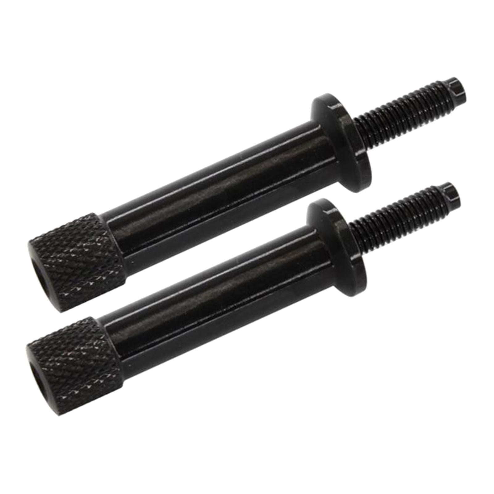 2Pieces Quick Release Tool Free Seat Bolts Aluminum for Triumph Scrambler Black