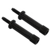 2Pieces Quick Release Tool Free Seat Bolts Aluminum for Triumph Scrambler Black