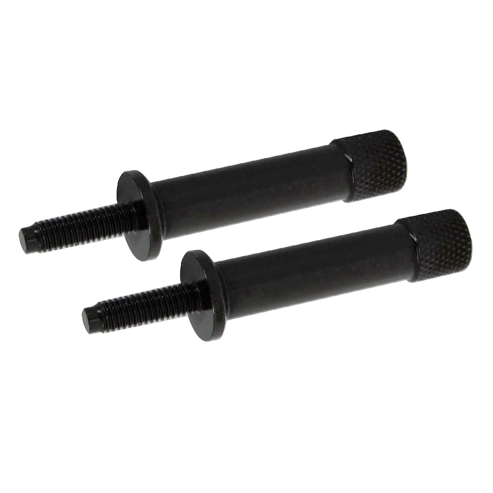 2Pieces Quick Release Tool Free Seat Bolts Aluminum for Triumph Scrambler Black