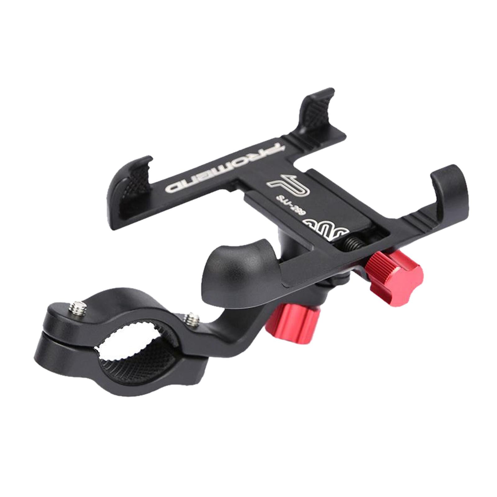 MTB Bicycle Aluminum Handlebar Cell Phone Holder Mount Black 01