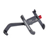 MTB Bicycle Aluminum Handlebar Cell Phone Holder Mount Grey 02