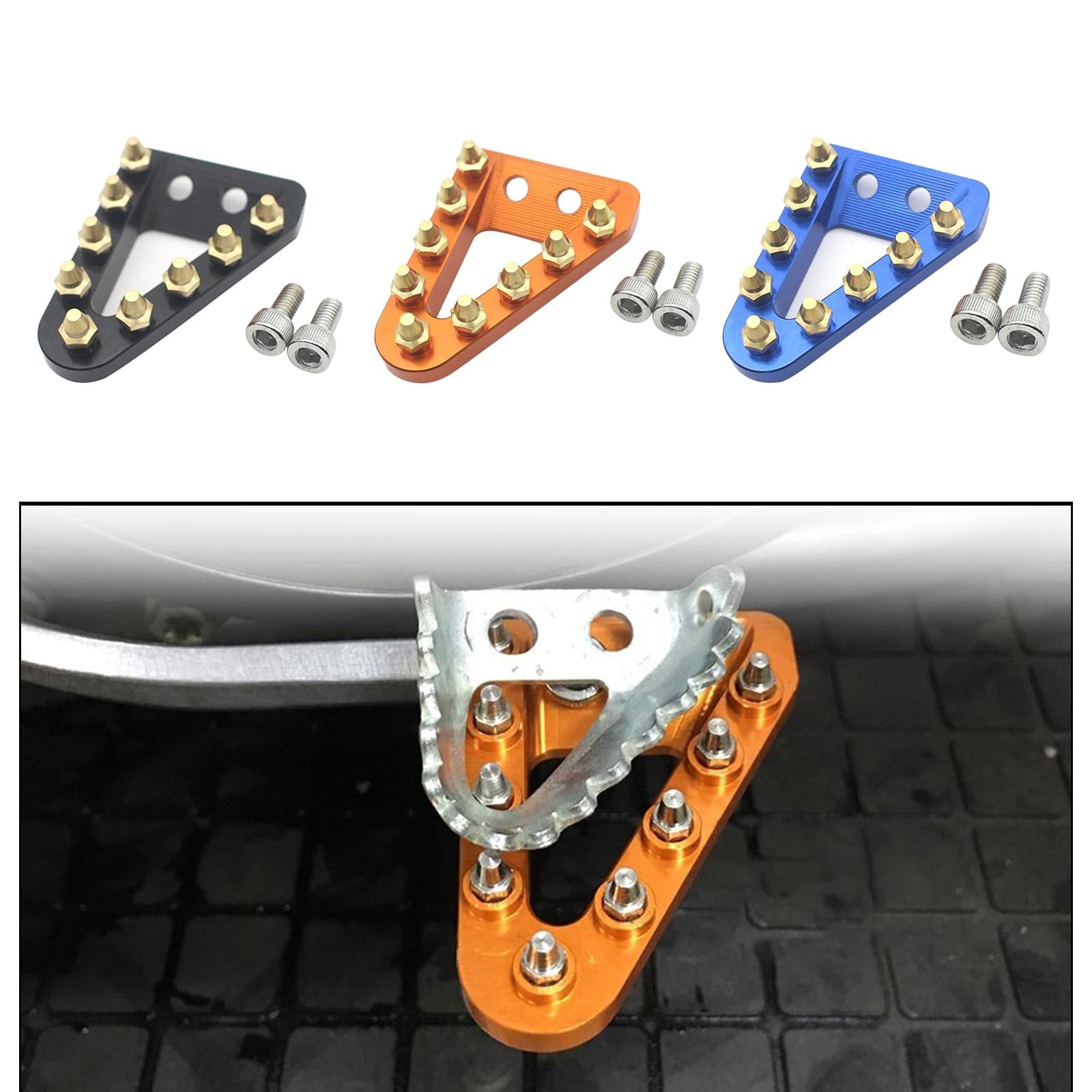 CNC Brake Pedal Plate for Husqvarna FC250 TE/TX/TC/FC/FX/FE 125-501 Orange