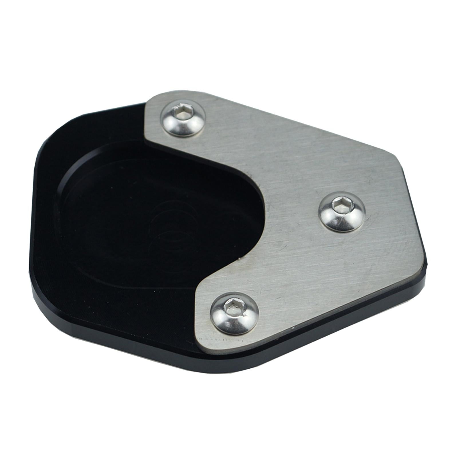 Black Side Kickstand Stand Extension Plate Pad For MOTO GUZZI