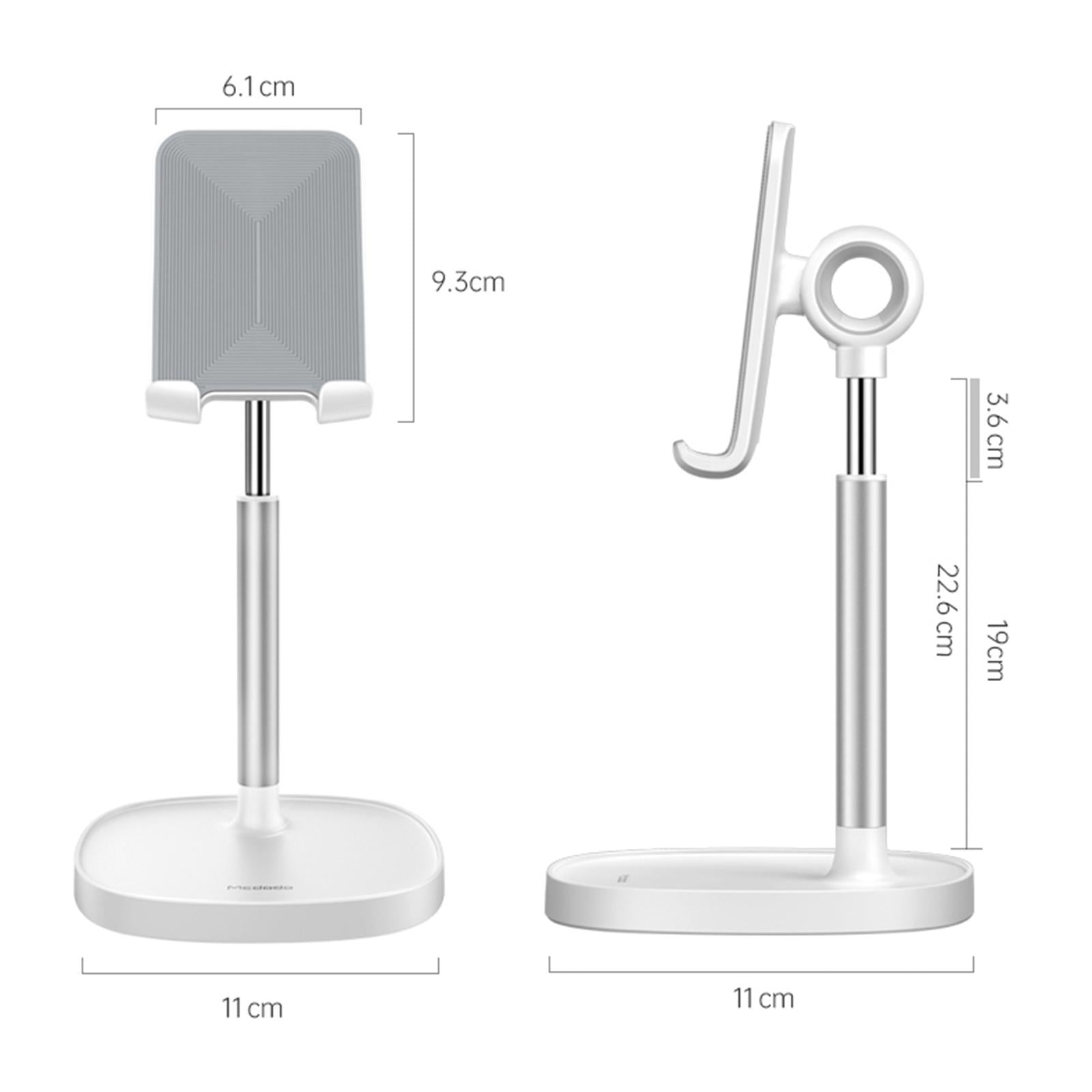 Angle Height Adjustable Tablet Mobile Cell Phone Stand  black