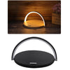 Fast Phone 10W Qi Wireless Charger Pad Night Lamp Light  black color