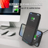 Pro Wireless Phone Charger Fast Charging Pad Holder for iPhone XS MAX Black