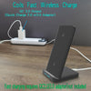 Pro Wireless Phone Charger Fast Charging Pad Holder for iPhone XS MAX Black