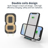 Pro Wireless Phone Charger Fast Charging Pad Holder for iPhone XS MAX White