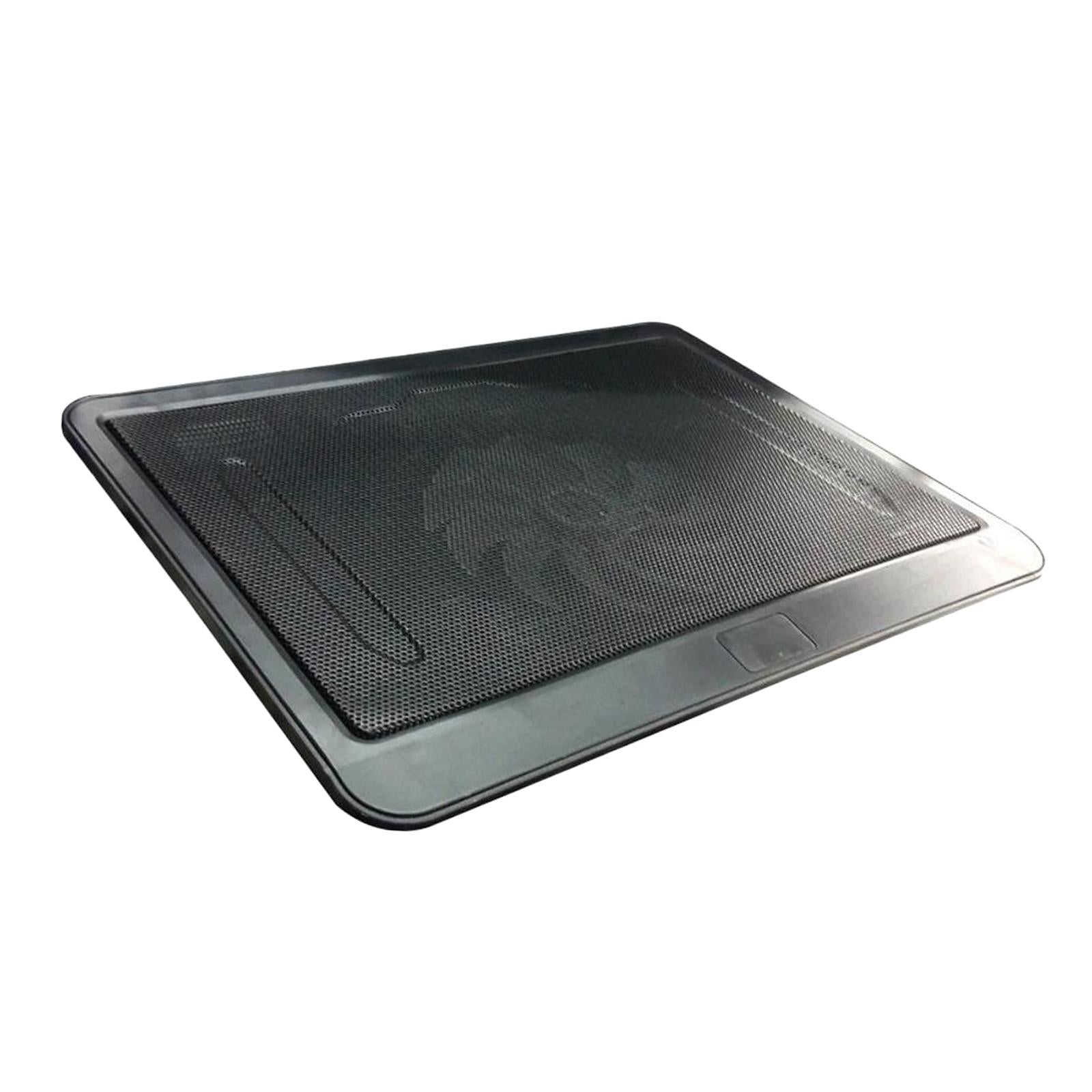 New Portable Notebook Laptop Cooler Mat Quiet Gaming Cooling Pad Tray Black