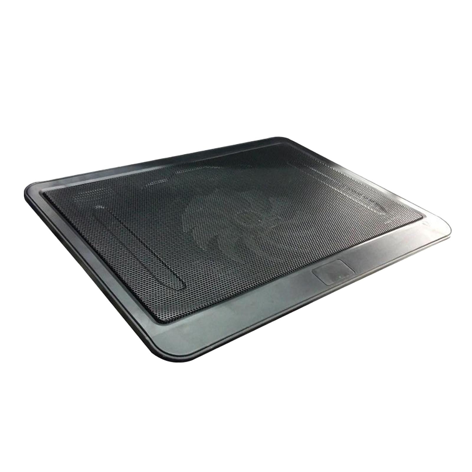 New Portable Notebook Laptop Cooler Mat Quiet Gaming Cooling Pad Tray Black