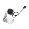 Charger Dock Cradle Stand Adapter for Garmin Fenix 6 Watch Silver Right Port