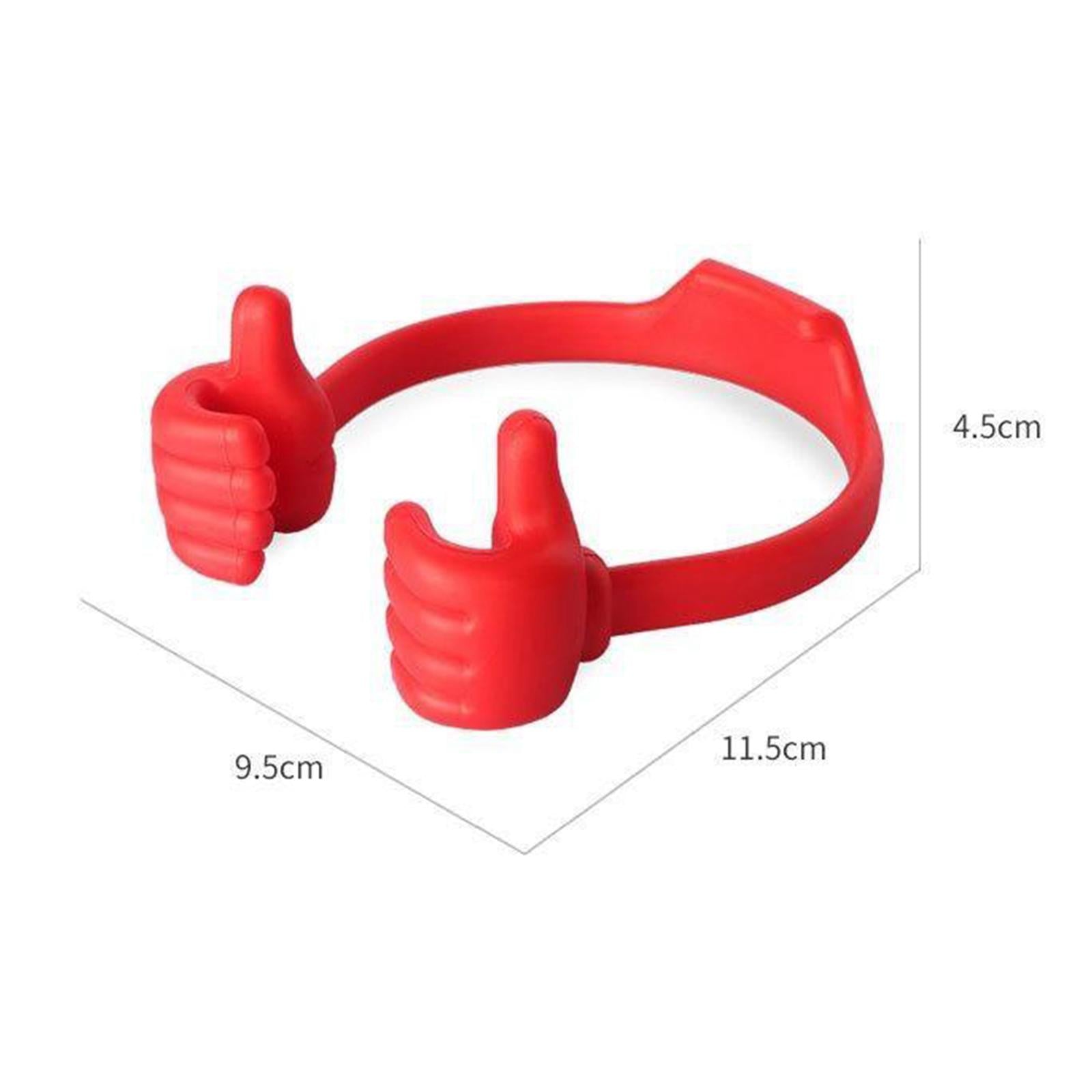 Cute Universal  Desktop Tablet Phone Stand Holder Bracket Mount Red