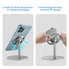 Wireless Charger Holder Magnetic Rotating Stand for iphone12 Grey