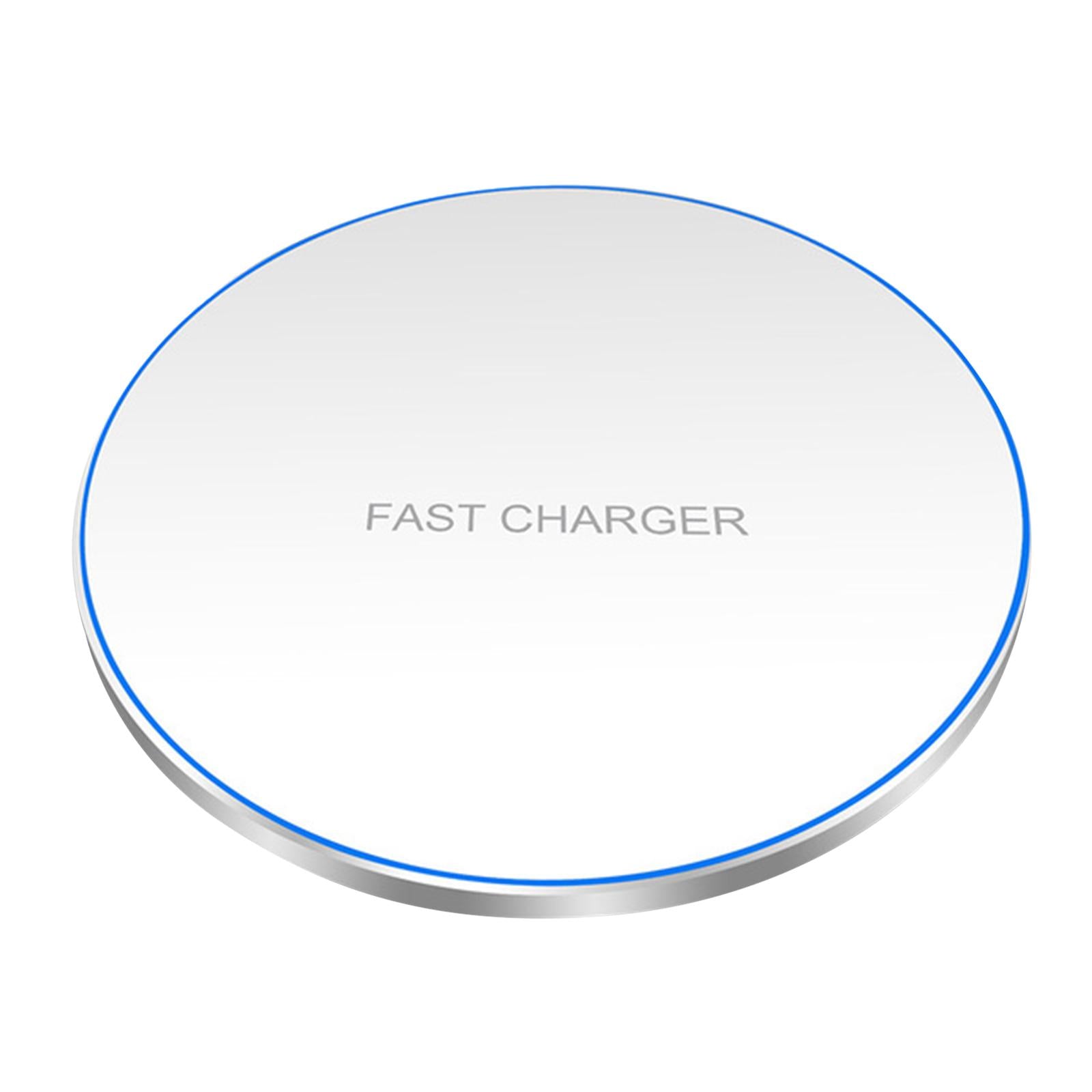 Ultra Slim Qi Wireless Charger 30W Max Pad Station for iPhone 12 X  white