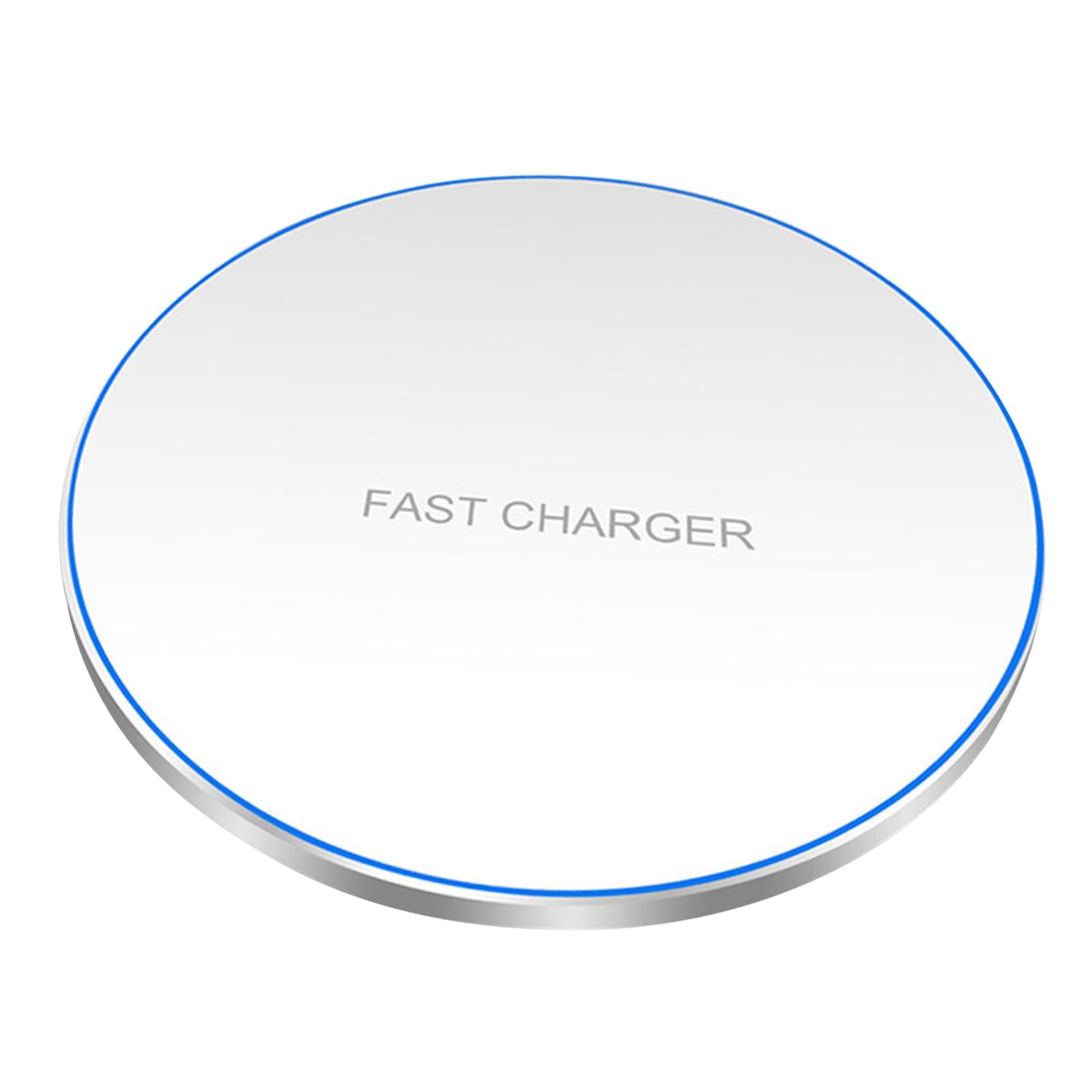 Ultra Slim Qi Wireless Charger 30W Max Pad Station for iPhone 12 X  white