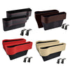 Auto Car Seat Multifunctional Organizer Storage Box for Cellphones Keys Black