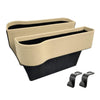 Auto Car Seat Multifunctional Organizer Storage Box for Cellphones Keys Beige