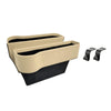 Auto Car Seat Multifunctional Organizer Storage Box for Cellphones Keys Beige