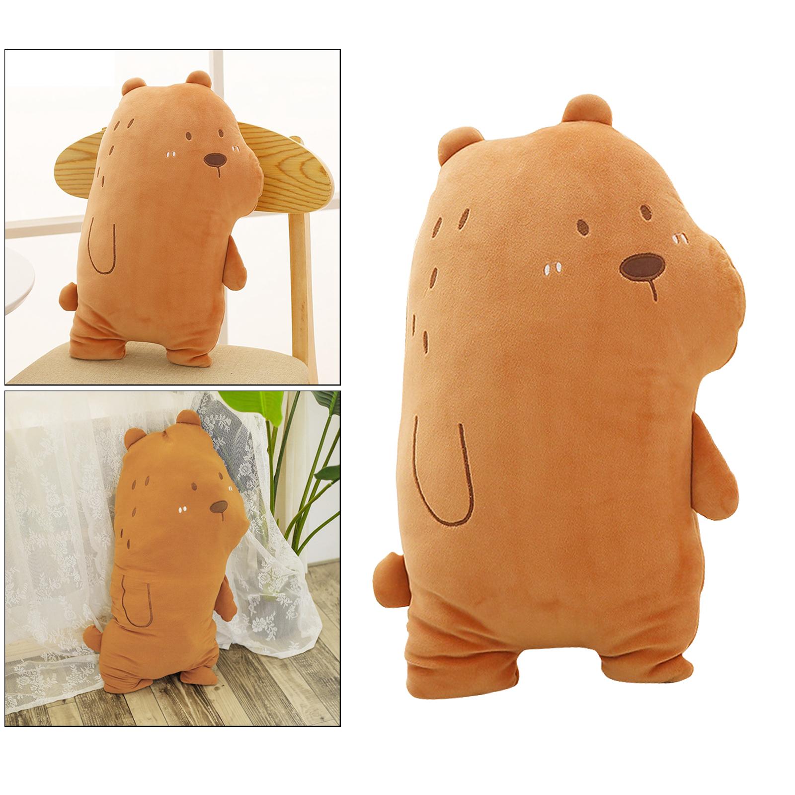 Animal Plush with Soft Fabric Stuffing for Girls Child Kid Kindergarten Gift Brown Bear