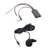 Bluetooth 5.0 Aux Audio Cable Microphone MIC Adapter Kit for BMW E60 E63