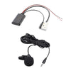 Bluetooth 5.0 Aux Audio Cable Microphone MIC Adapter Kit for BMW E60 E63