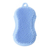 Silicone Bath Body Brush Exfoliating Scrub Brush Ultra Soft Texture Blue