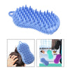 Silicone Bath Body Brush Exfoliating Scrub Brush Ultra Soft Texture Blue