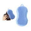 Silicone Bath Body Brush Exfoliating Scrub Brush Ultra Soft Texture Blue