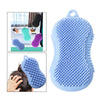 Silicone Bath Body Brush Exfoliating Scrub Brush Ultra Soft Texture Blue