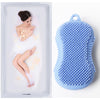 Silicone Bath Body Brush Exfoliating Scrub Brush Ultra Soft Texture Blue