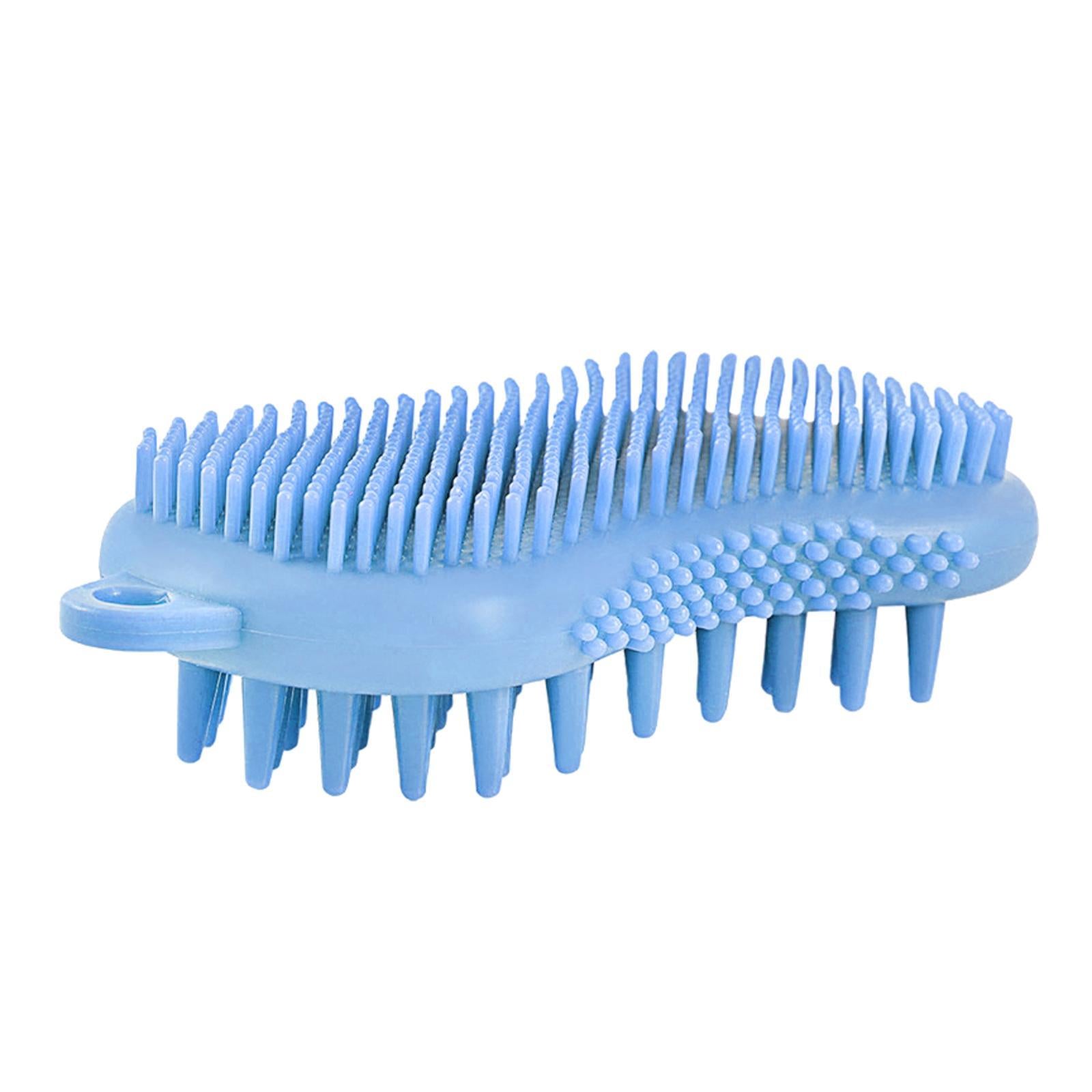 Silicone Bath Body Brush Exfoliating Scrub Brush Ultra Soft Texture Blue