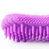 Silicone Bath Body Brush Exfoliating Scrub Brush Ultra Soft Texture Purple