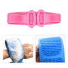 Body Scrubber Bath Shower Anti Mold Non Toxic Exfoliating Back Brush Cleaner Pink 680x110cm