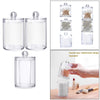 Clear Acrylic Cotton Pad Container for Cotton Swab Holder Organizer Style 3