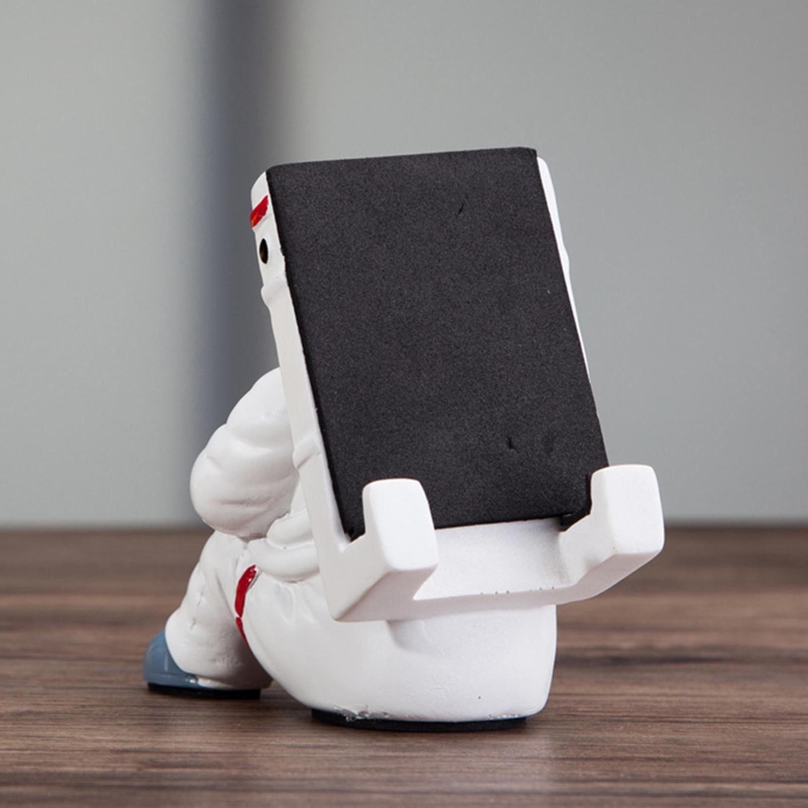 Astronaut Phone Holder Desktop Resin Cellphone Stand Dock Bracket Sitting