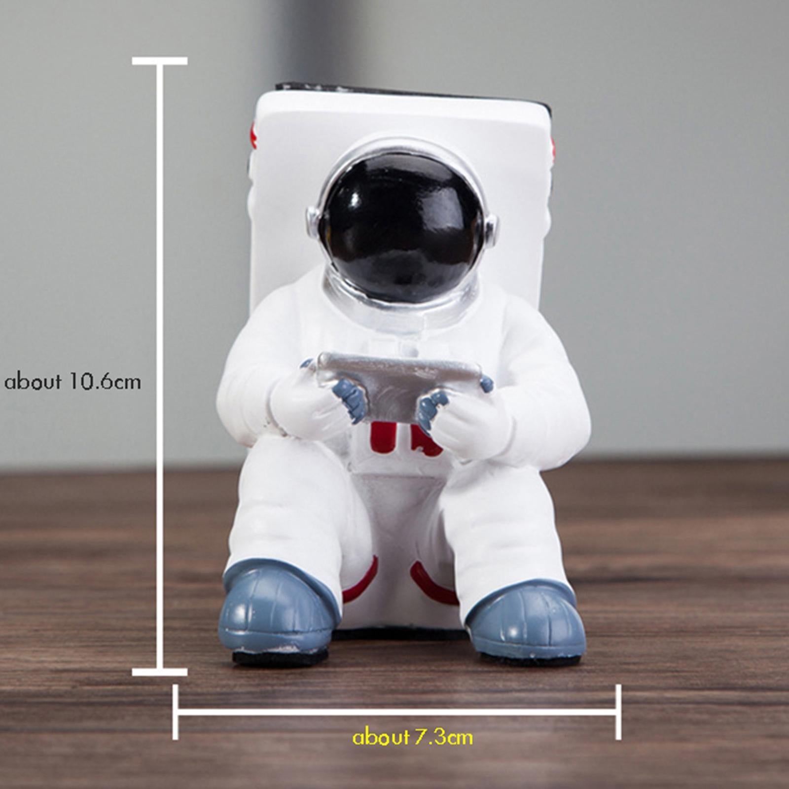 Astronaut Phone Holder Desktop Resin Cellphone Stand Dock Bracket Sitting
