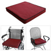 Memory Foam Wheelchair Seat Cushion Car Cushion Pad w/ Washable Cover Red