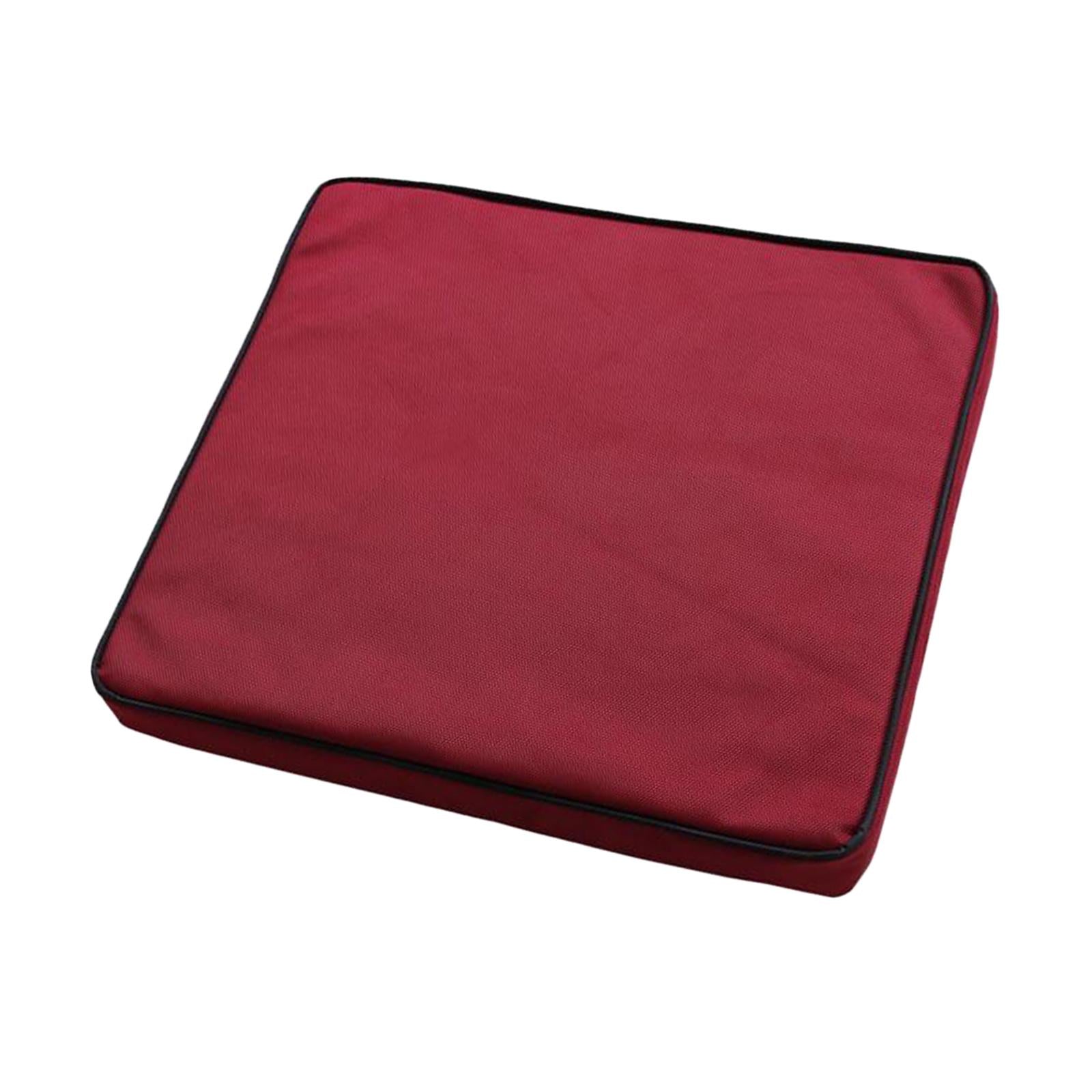 Memory Foam Wheelchair Seat Cushion Car Cushion Pad w/ Washable Cover Red