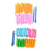 18Pcs Hair Curlers Heatless Spiral Curls DIY Styling Kit  Mixed Color