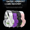 3.5mm Stereo Gaming Headset Wired Headphone with Mic Noise Cancelling Black